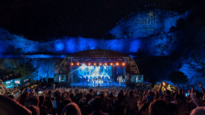 Un concierto durante el festival Starlite de 2023 en Marbella