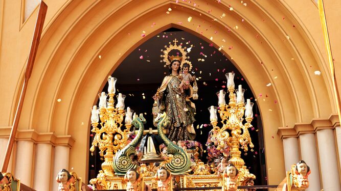 Huelin: olas de devoción a la Virgen del Carmen