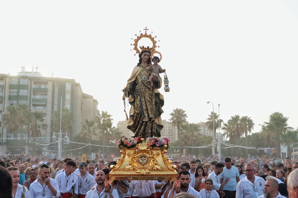 La Virgen del Carmen de Huelin, en fotos