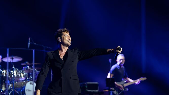 David Bisbal, durante el concierto de su primera noche en el Starlite de Marbella