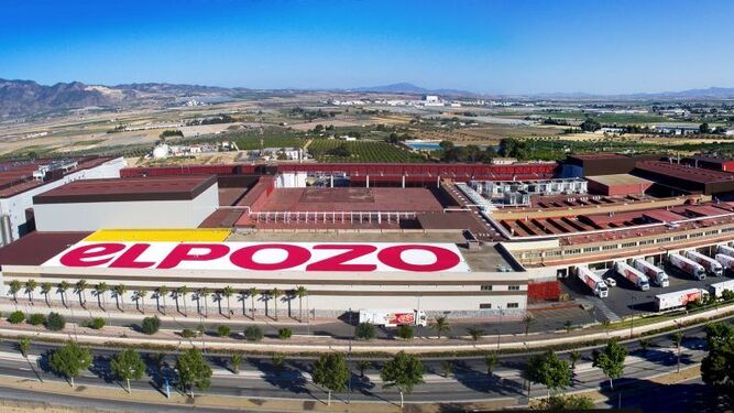 Vista aérea de las instalaciones de El Pozo Alimentación en Alhama de Murcia.