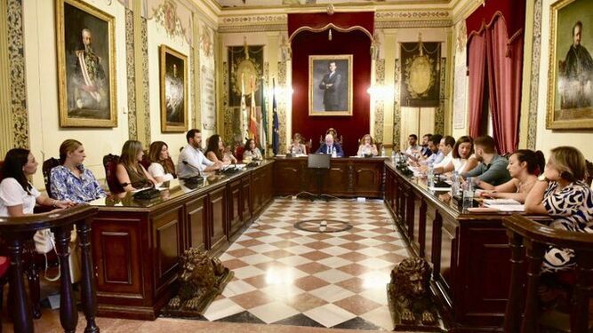 Pleno celebrado en el Ayuntamiento de Antequera