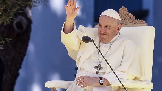 El papa Francisco durante una misa en la JMJ.