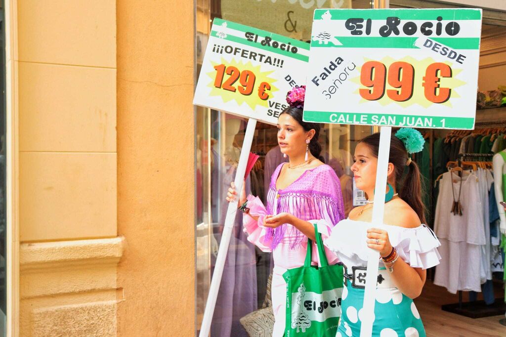 Lleno en las tiendas de moda flamenca de cara a la Feria