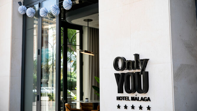 La entrada en la feria del Only You Hotel Málaga.