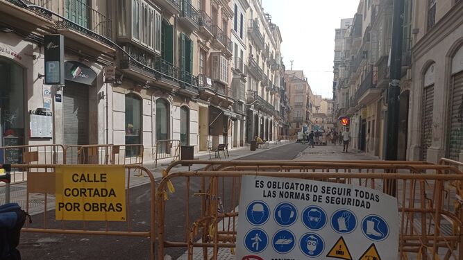 La reapertura de calle Carretería sigue paralizada