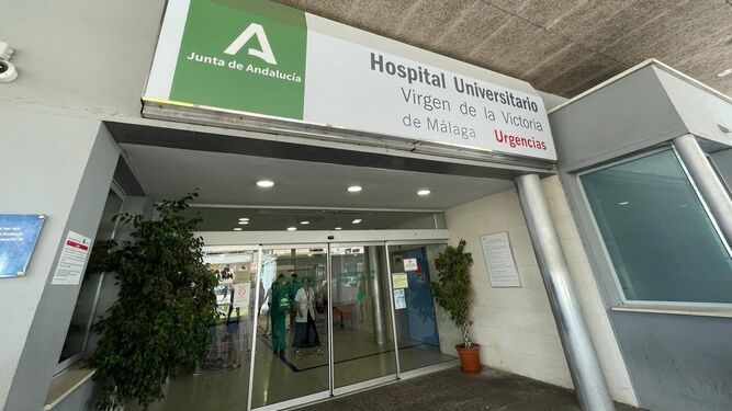 Puerta de Urgencias del Hospital Clínico de Málaga.