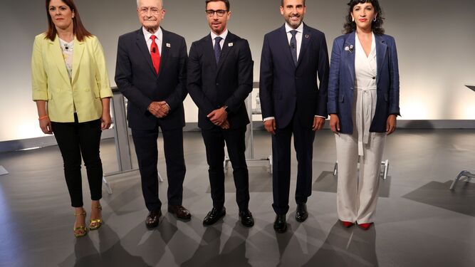 Debate electoral con los candidatos para la alcaldía en Canal Málaga.