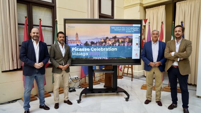 La presentación del evento internacional 'Picasso Celebration Málaga 2023'