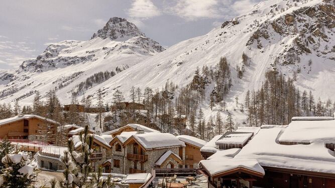 Un resort de montaña de la cadena hotelera Club Med.