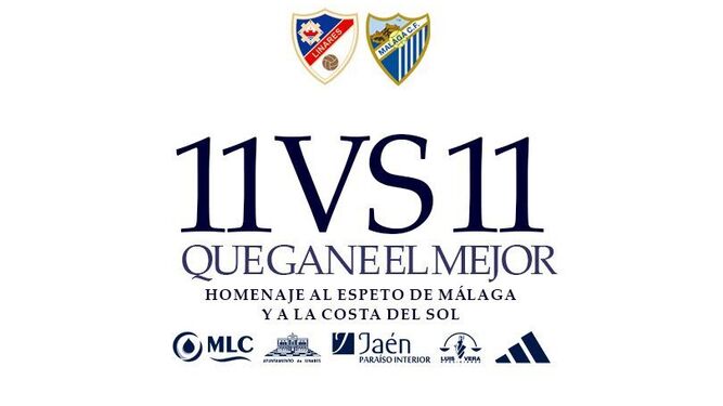 Cartel del Linares-Málaga CF.
