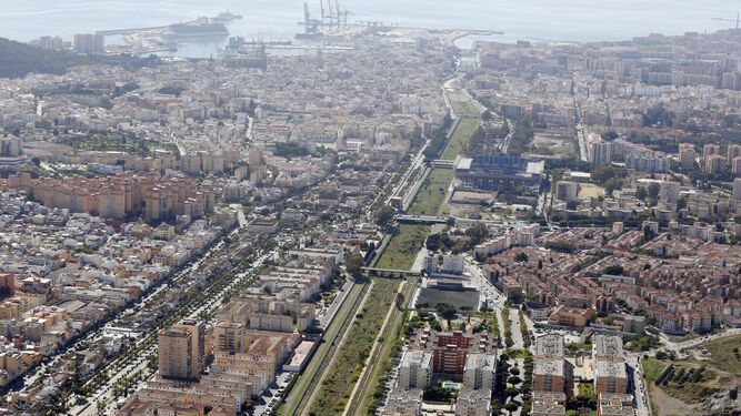 Vista general de Málaga.