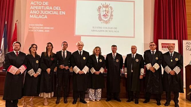 Apertura de un nuevo curso judicial por parte de la Abogacía de Málaga.