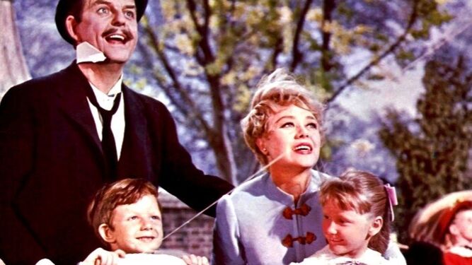 La familia Banks en 'Mary Poppins'