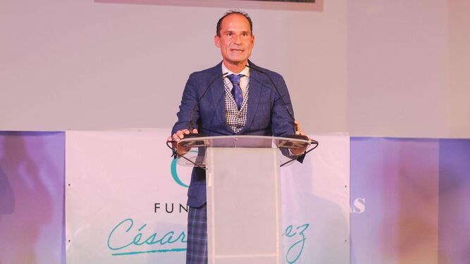 El cirujano César Ramírez, fundador de Bisturí Solidario, en la gala