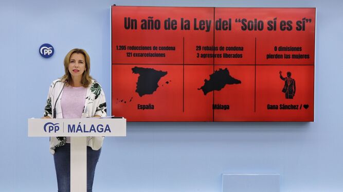 La vicesecretaria de Sociedad del Bienestar del PP de Málaga y senadora, Lucía Yeves