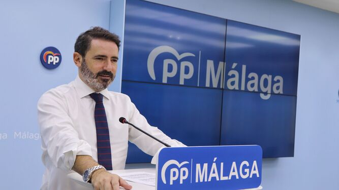 El secretario general del PP de Málaga, José Ramón Carmona, en una imagen de archivo