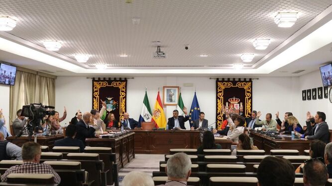 Pleno en el Ayuntamiento de Mijas en una fotografía de archivo.