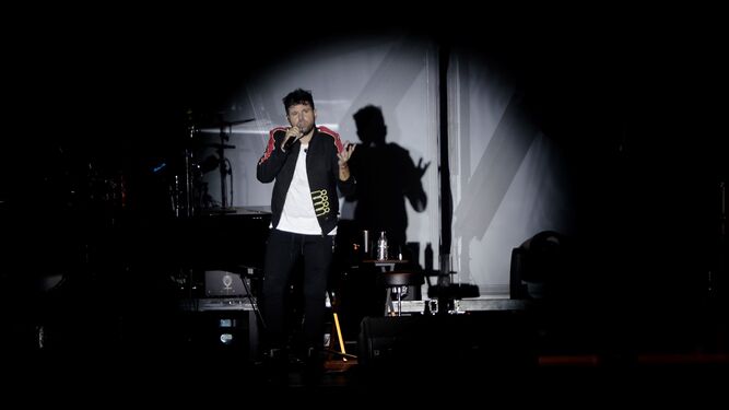 Pablo López durante su concierto en Icónica Fest