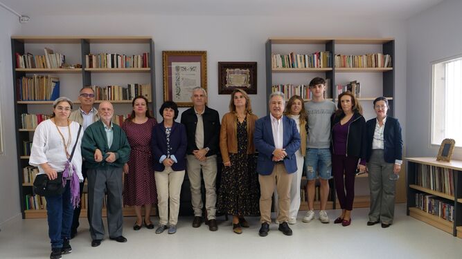 Inauguración de la biblioteca y sala documental 'Miguel Romero Esteo', en El Ejido.