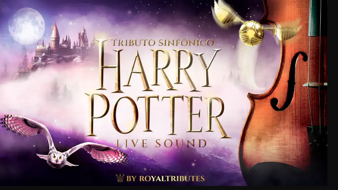 Cartel promocional del tributo sinfónico de Harry Potter.