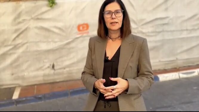 La portavoz del PSOE, Isabel Pérez.