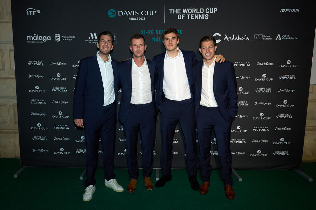 La alfombra roja de la Copa Davis en la Aduana de M&aacute;laga