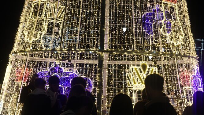 El alumbrado de Navidad en Málaga, en fotos