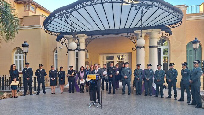 Acto institucional celebrado en Málaga con motivo del 25-N.