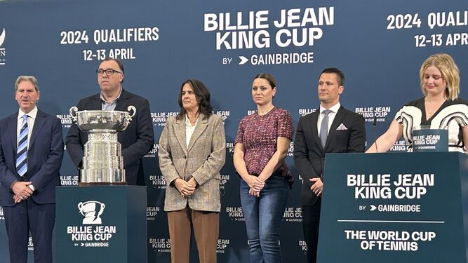 El sorteo de la Billie Jean King Cup 2024.