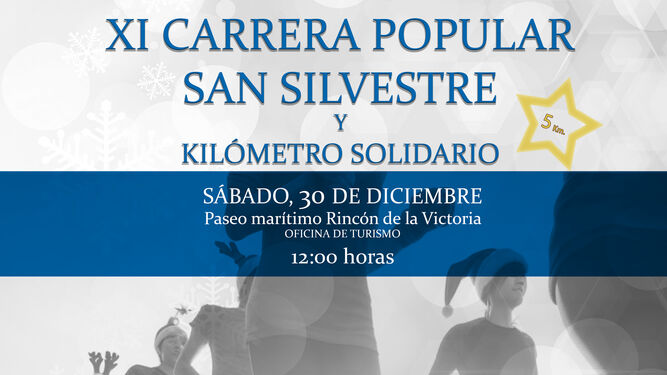 Cartel de la XI San Silvestre y Kilómetro Solidario