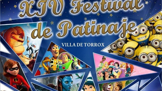 Cartel del XIV Festival de Patinaje de Torrox