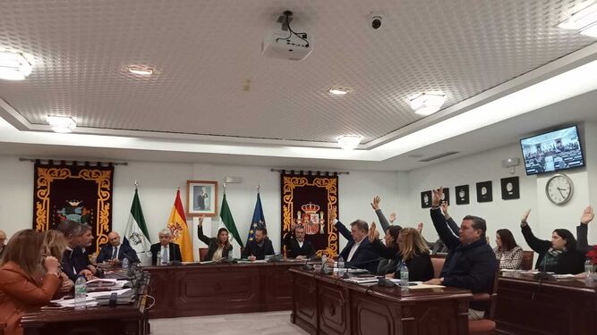 La votación de las cuentas municipales de Mijas.