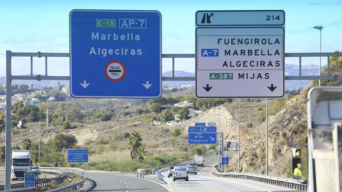 Imagen de la Autovía del Mediterráneo (AP-7).