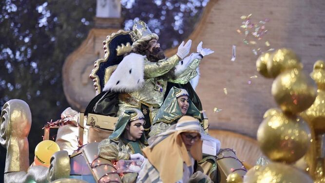 Una imagen anterior de la Cabalgata de Reyes Magos de Antequera.