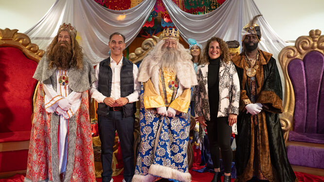 La recepción de los Reyes Magos en Benalmádena.