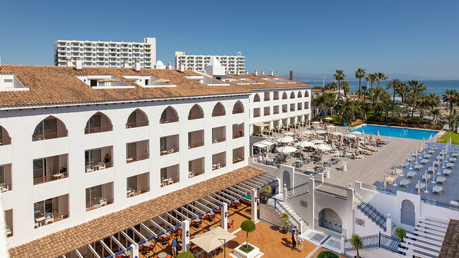 Vista de un hotel de la Costa del Sol.