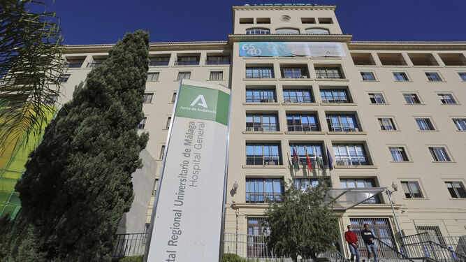 Vista del Hospital Regional Universitario de Málaga.