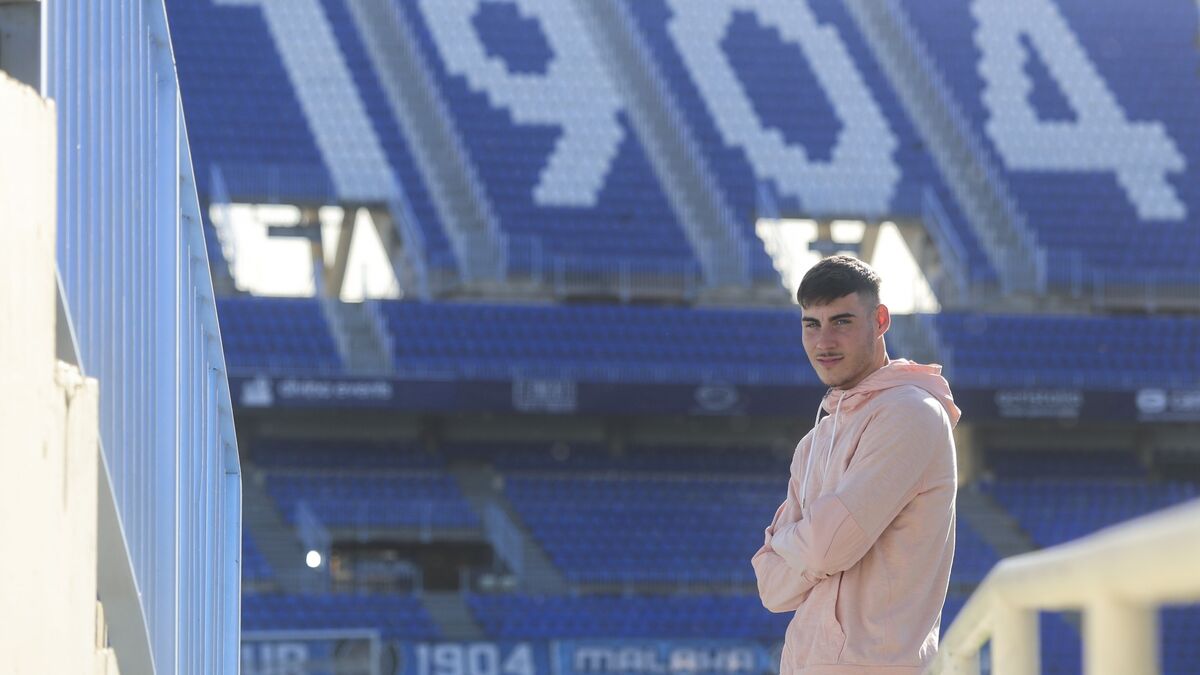 Las fotos de la entrevista a Roberto Fernández, jugador del Málaga