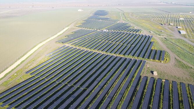 Parque fotovoltaico en Jerez