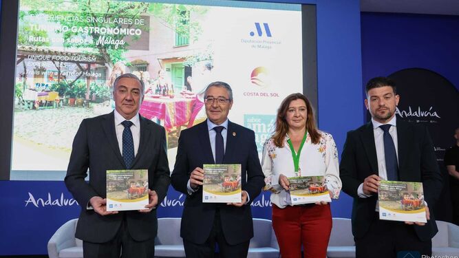 Turismo Costa del Sol presenta en Fitur 2024 su guía de experiencias gastronómicas con Sabor a Málaga
