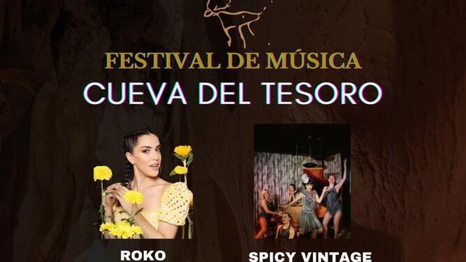Cartel del Festival de Música Cueva del Tesoro