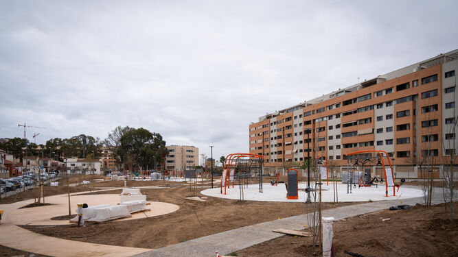 El mayor parque de calistenia de Málaga abrirá en Teatinos en marzo