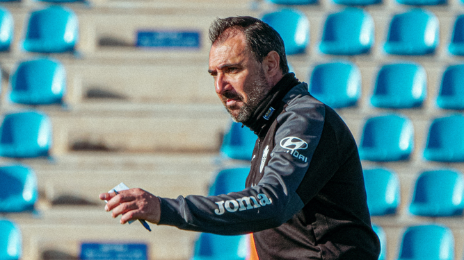 Juanma Barrero, entrenador del Baleares.