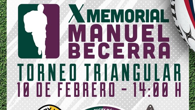 Cartel del X Memorial Manuel Becerra