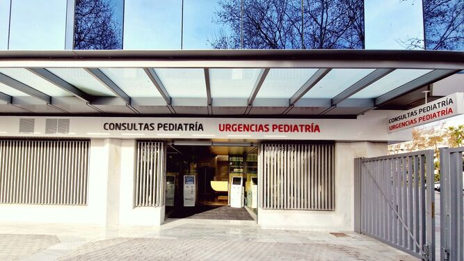 Exterior de la nuevas Consultas Externas y Urgencias de Pediatría de Quirónsalud Marbella.