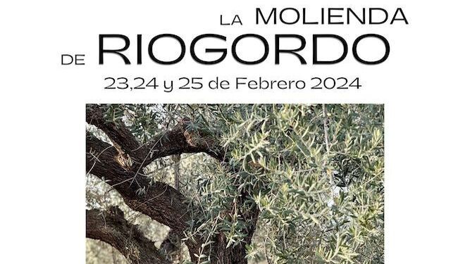 Cartel promocional de La molienda de Riogordo.