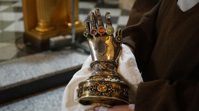 La mano sagrada de Santa Teresa de Jesús.