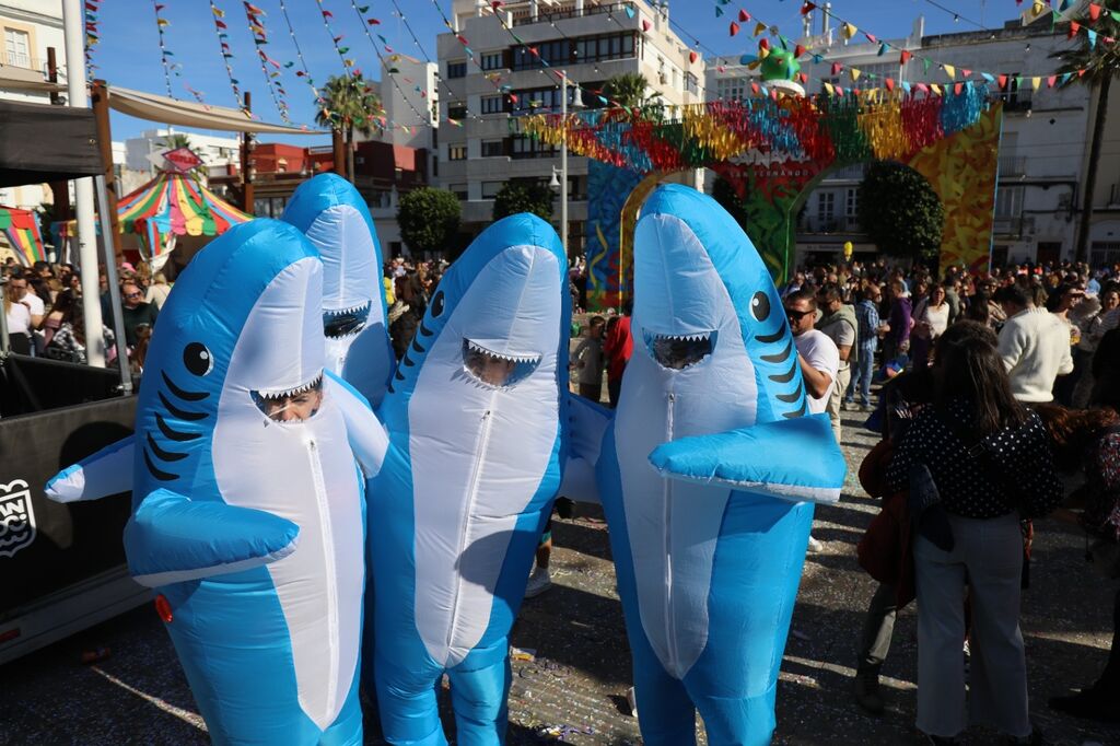 El domingo de Carnaval en San Fernando, en im&aacute;genes