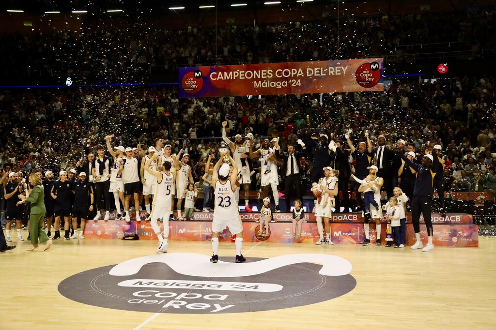 As&iacute; fue la celebraci&oacute;n del Real Madrid al ganar la Copa del Rey